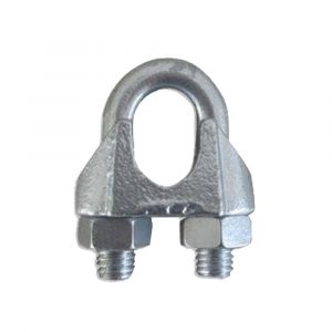 DIN 741 GALV MALLEABLE WIRE ROPE CLIP
