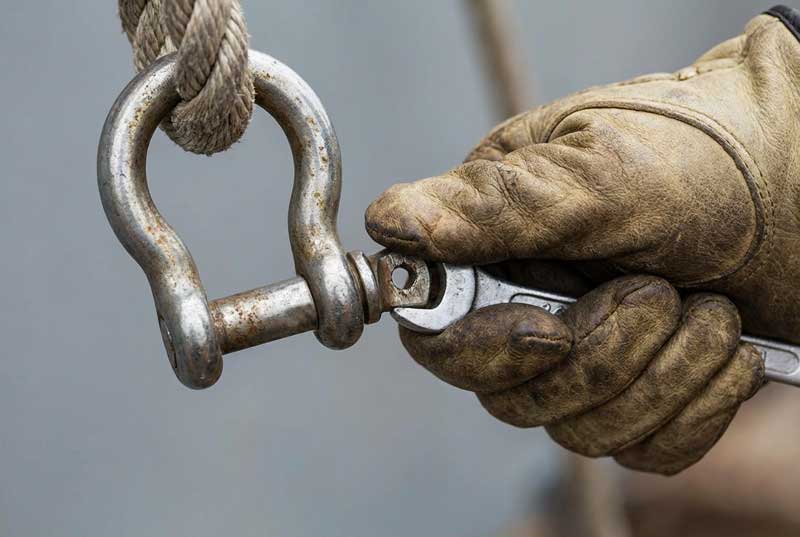 Installing a Screw Pin Shackle