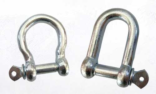 Electro Galvanized shackles