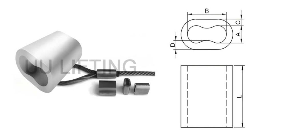 JIS Type Aluminium Ferrules Sizes