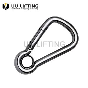Oblique Angle Snap Hook with Eyelet