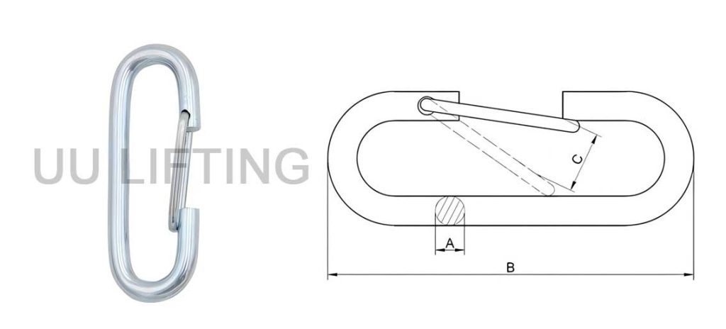 Straight Type Bit Snap Type Hook Sizes