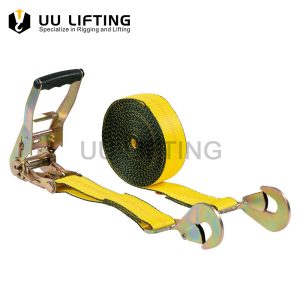 2 inch Ratchet Strap with Flat Snap Hooks