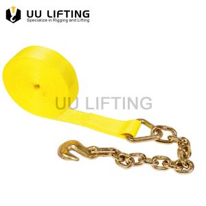 2" Winch Straps with Chain Anchor
