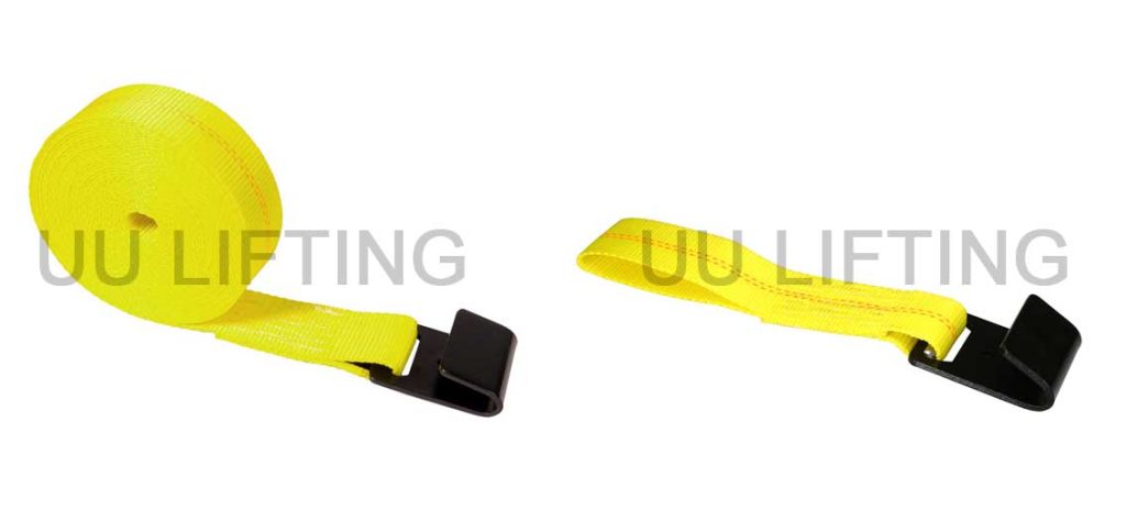 2" Winch Strap with Flat Hook