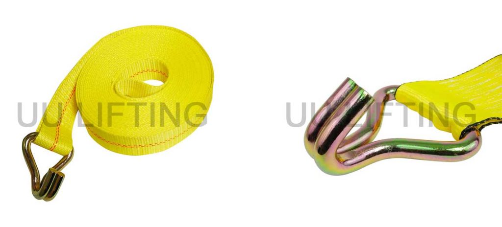 2" Winch Strap with Wire Hook