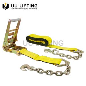 3 inch Ratchet Strap with Chain Anchor