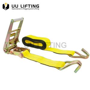 3 inch Ratchet Tie down Strap with Wire Hooks