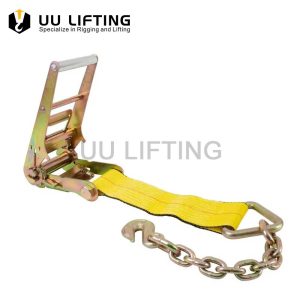 4 inch Ratchet Strap with Chain Anchor-1