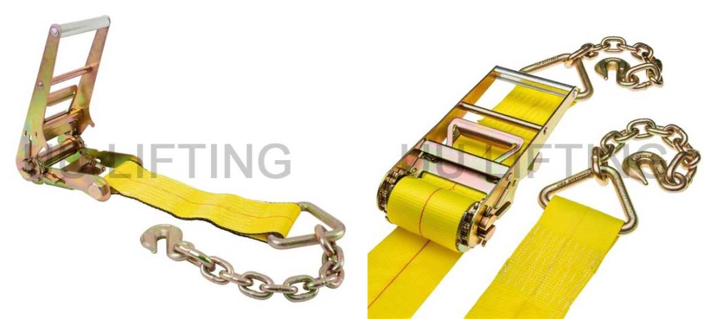 4 inch Ratchet Strap with Chain Anchor-5