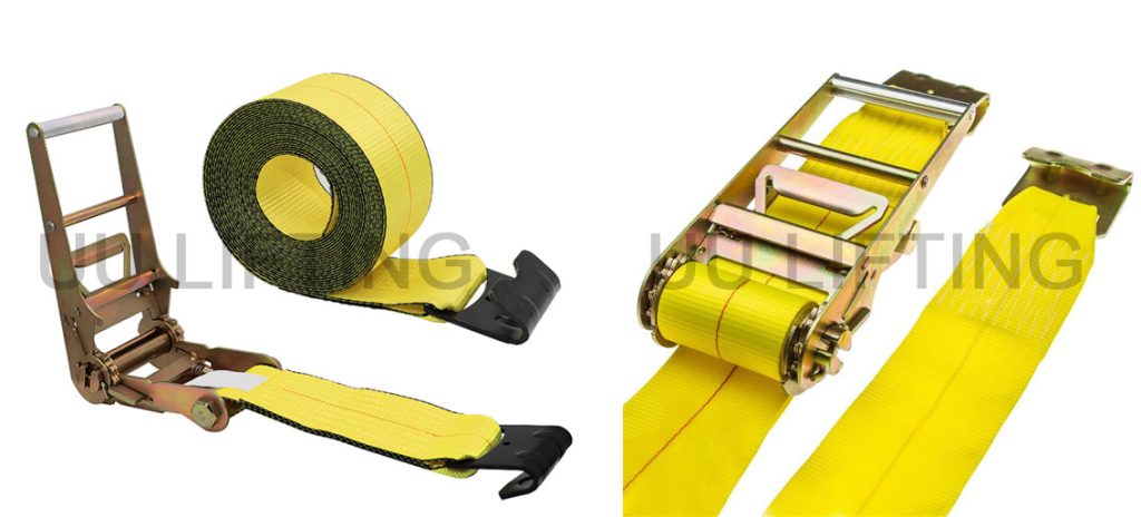 4 inch Ratchet Straps with Flat Hook-9