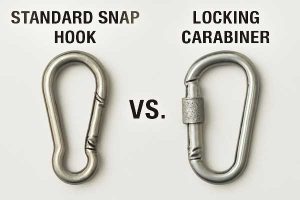 Snap hook vs Carabiner