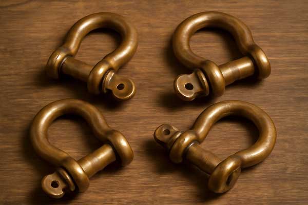 A set of bronze shackles