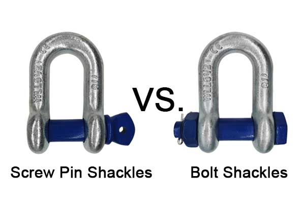 Screw Pin Shackle vs Bolt Shackle