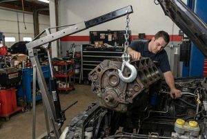 Engine Hoist Hook in Action