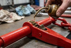 Lubricating a Ratchet Binder