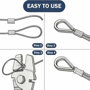 Step-by-Step Wire Rope Crimping