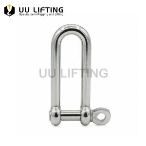 Stainless Steel Long D Shackle with Captive Pin