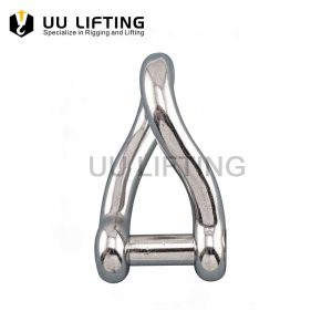 Stainless Steel Twist Shackle with No Snag Pin