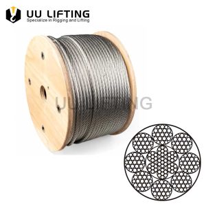 8×19W Elevator Steel Wire Rope