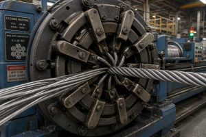 wire rope closing machine